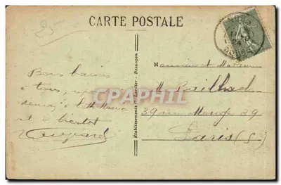Ornans — Vale da Loue — Vista geral — Sites Pittoresques de Franche Comté — n°719 — Verso