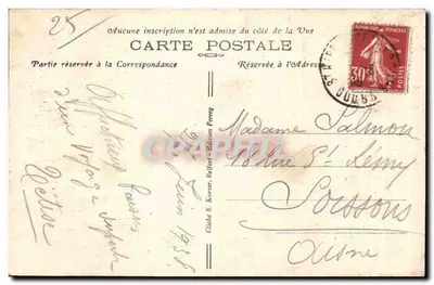 Saint-Hippolyte (Doubs) — A Capela — Cliché B. Korrer, Belfort, n°23 — Verso