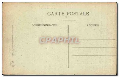 Granica francusko-szwajcarska - Baseny Doubs widziane z Belvédère — Wydawca L. Guillard-Prêtre - Desaingon, nr 363 — Rewers