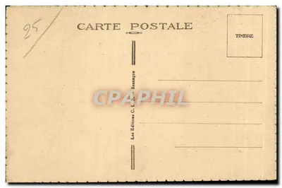 Pontarlier no inverno — O Monumento aos Mortos sob a neve — Les Éditions C. L. Besançon, n°19 — Verso