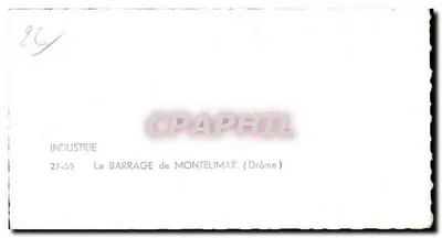 De Dijk van Montélimar — Drôme — uitgever LAPIE — Achterkant