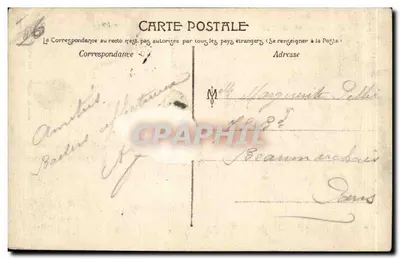 Statua na Esplanadzie Championnet — Valence — Wydawnictwo Nowych Galerii — Rewers