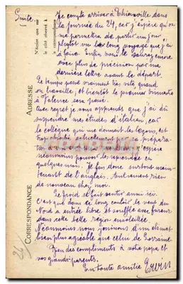 Valence — Park Jouvèt — I.L. wydawca, nr 147 — Rewers