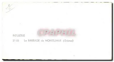 Zbiornik w Montélimar — Drôme — wydawca LAPIE n°27-55 — Rewers