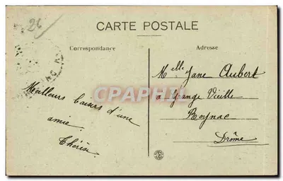 Valence — Plac Champ-de-Mars — Schody — P.S.V. — Rewers