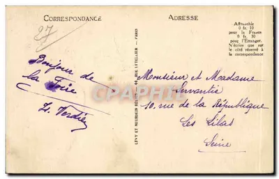 Gisors - Widok na kościoł — wydawnictwo Bardel - nr 59 — Rewers