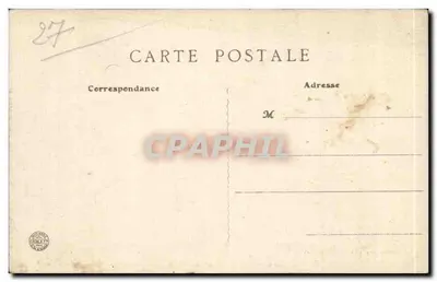 Gisors (Eure) — Vista tomada sobre el Eppte — Avenue du Filoir — Reverso