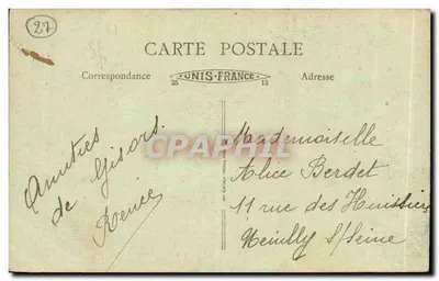 Gisiers (Eure) — O Calvário — J. Bourgeix, editor, Gisors (Eure) — n° 153 bis — Verso