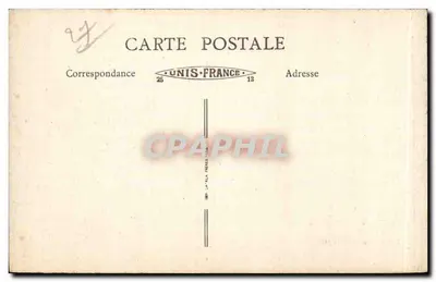 Gisors (Eure) — O Jardim e Torre do Prisioneiro — F. Bourgeon, n°66 — Verso