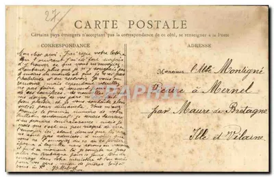 Evreux - A Catedral — G. Lebigre, editor, n°14 — Verso
