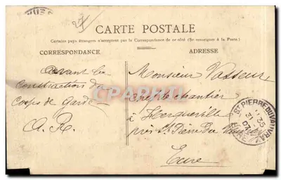 Évreux — Bairro da Cavalaria. Le Rivouac. — Verso