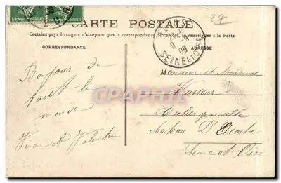 Em torno de Évreux — A Mesa de Mármore — Coleção Le Berre-Leroux — Verso