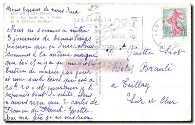 Brzegi Seiny i Zamek Gaillard — Les Andelys (Eure) — Nicolas Ross — Rewers