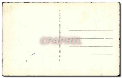 Les Andelys Antigo — Lareira da Auberge da Fleur de Lys no Grand Andely — LL.133 — Verso
