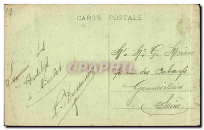 Les Andelys (Eure) - Brug en Ruïnes van het Kasteel van Gaillard — Achterkant
