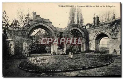 Pont-Audemer — Restos da Igreja do Pré ou de São Sepulcro — Editor não identificado