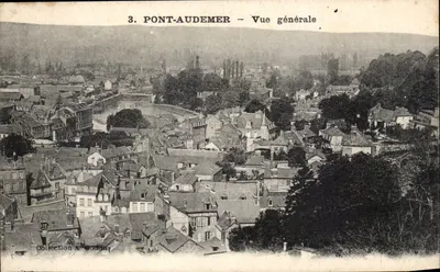 Pont-Audemer — Vista geral — Coleção A. Godon