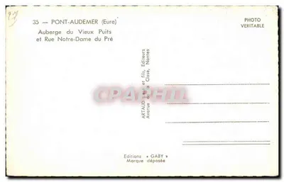 Auberge du Vieux Puits — Rue Notre-Dame du Pré — Éditions Gaby — Rewers