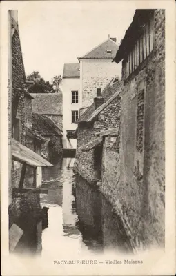 Pacy-sur-Eure — Velhas Casas — E. Grateau edit. Pacy-sur-Eure