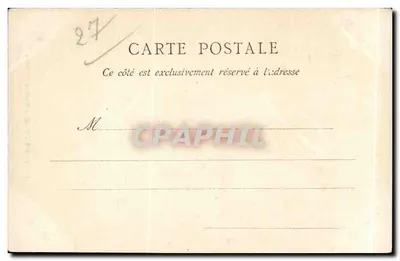 Pacy-sur-Eure — Velhas Casas — E. Grateau edit. Pacy-sur-Eure — Verso