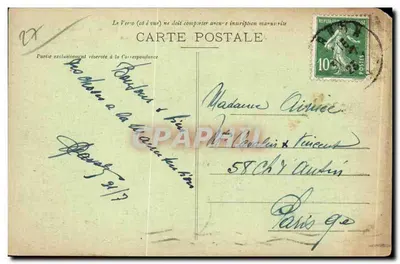 Vernon (Eure) — Uitzicht op de Senne en Vernonnet — Touring-Club van de Kust van Saint-Michel — Achterkant