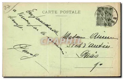 Vernon (Eure) — Algemene uitzicht — onbekende uitgever, n° 19 — Achterkant