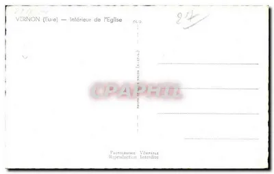 Wnętrze kościoła — Vernon (Eure) — Foto S. ET. L. MASON — Rewers