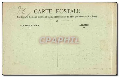 Zamek w Châteaudun — Façada Zachodnia — M.G. n°33 — Rewers