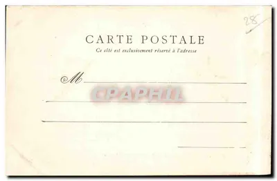 Châteaudun — Zamek widziany z krypty Królowej — Wyd. Lamousset, Châteaudun — Rewers
