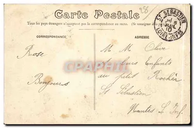 Chartres — Hospice St-Brice — Asilo dos Idosos — NG 187 — Verso