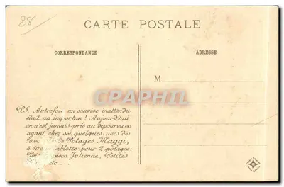 Chartres — Saint-Aignan — Nasze Kościoły — Wydawca Maggi, nr 22 — Rewers