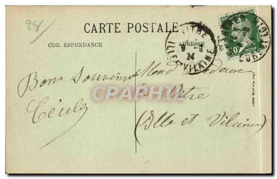 Chartres — Katedra — Najświętsza Panienka pod ziemią — Kaplica św. Józefa — LL. 178 — Rewers