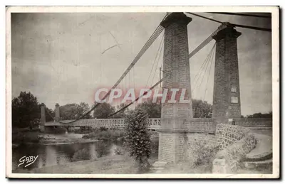 O Ponte de Lamothe sobre o Allier — Brioude (Alta Loire) — Edições Gaby
