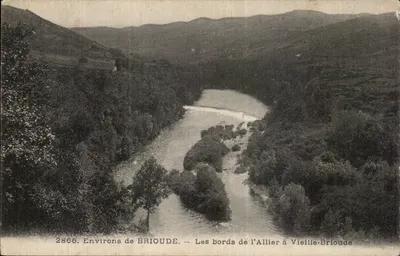As margens do Allier em Vieille-Brioude — Arredores de BRIOUDE — Editor n° 2866