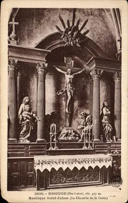 Basílica de São Julião (Capela da Cruz) — Brioude (Alta Loire), alt. 427 m — Edições de Arte Wargent