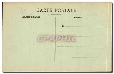Le Puy - Vue panoramique des Quatre Rochers — V.M. n°29 — Verso