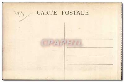 Mosteiro de N.-D. de Charité do Bon-Pasteur - Le Puy - Nossa Senhora, vista dos jardins — Verso