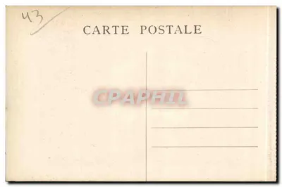 Mosteiro de N.-D. de Charité do Bom-Pasteur — Le Puy — Grande avenida e padearia — Verso