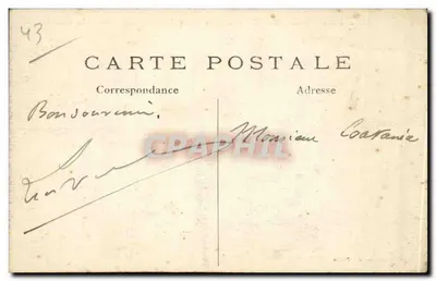 Le Puy-en-Velay (Haute-Loire) — Le Rocher Corneille et la Cathédrale — Verso