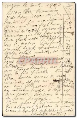 Le Puy — Vue générale prise de Mondon — Édition M.B. Le Puy — Verso