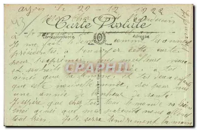 Le Puy — Velho Castelo de Charles VII coroado pela estátua de São José de Bom Espoir — n°121 — Verso