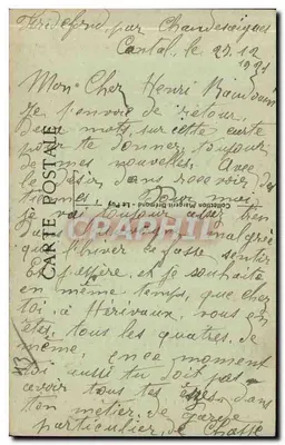 Le Puy — Le Rocher d'Aiguilhe — Aspecto Oriental — editor Le Velay Illustré, n° 193 — Verso