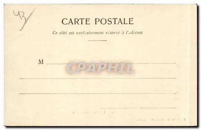 Le Puy - Vista tirada de Espaly — Edição Nouvelles Galeries, Saint-Étienne — Verso