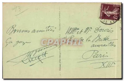 Le Puy - Widok z Roche Arnaud - Zamek Polignac — Rewers