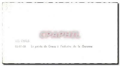 Wzgórze Grave u ujścia Garonne — wydawca LAPIE, numer serii 06-07-08 — Rewers