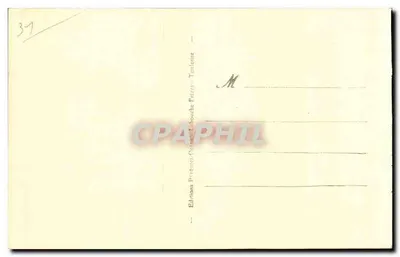 Montespan, bij Saint-Gaudens — Algemene uitzicht op de ruïnes van het oude kasteel — Edities P. P. P. Toulouse — Achterkant