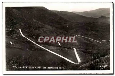 Col de Portet d'Aspet — Os curvas da estrada — Edições NARBO, Toulouse