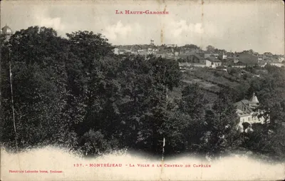 Montrésieux - A Cidade & O Castelo de Capelle — Fototipia Labouche frères, Toulouse, n°137
