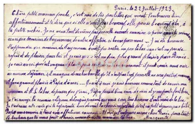 Salon de Paris — Le petit déjeuner de Josette — Melle S. Minier, n°4738 — Verso