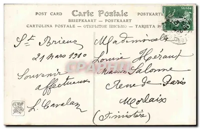 W ślad za Mussetem — Salony Paryża, autorstwa Léonce de Joncires — ND Prol. 2141 — Rewers